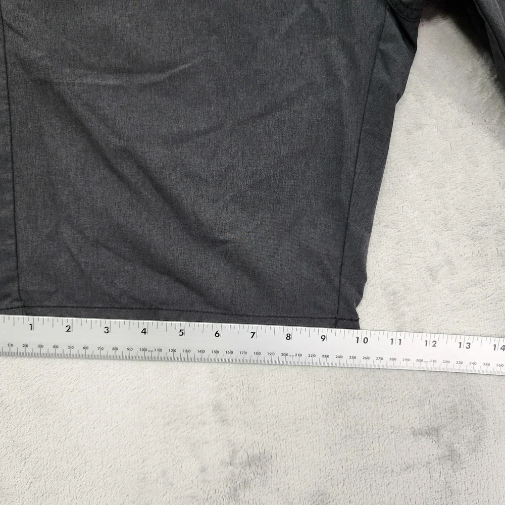 Nitrous‎ Black Shorts Mens 30 Black Stretch Chino Microfiber Zip Pocket Casual